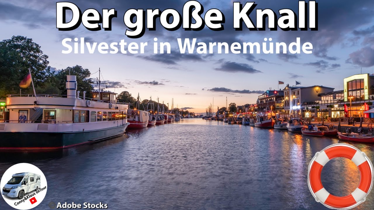 #176 Der große Knall, Silvester in Warnemünde, Ostsee, Dampfer und Feuerwerk.