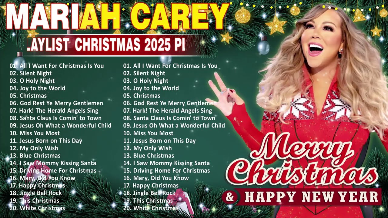 Mariah Carey & Classic Christmas Songs 🎅 Ultimate Holiday Playlist 🎄