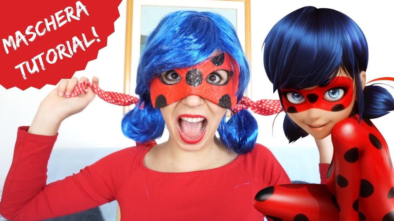 MI TRASFORMO IN LADYBUG *mask tutorial miraculous*