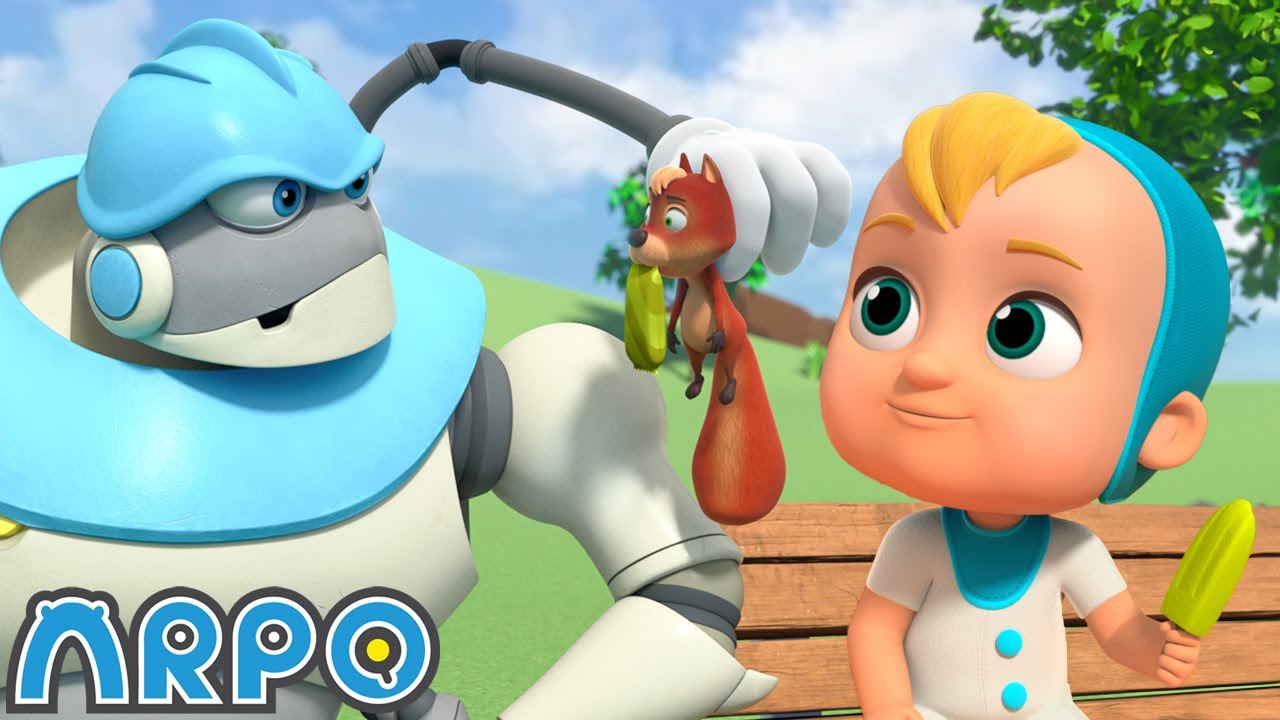 Pick Up Your Litter At The Park! | ARPO | Educational Kids Videos | Moonbug Kids