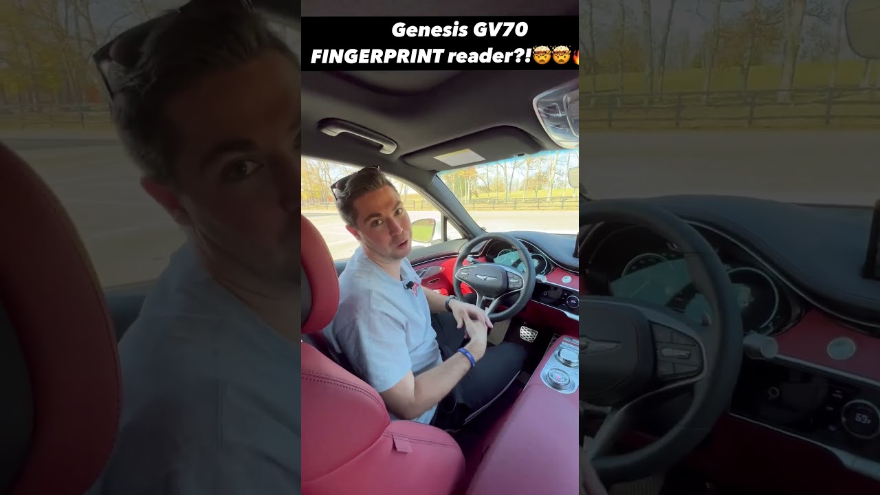 The 2023 Genesis GV70's tech features will 🤯🤯 #carconfections #shorts