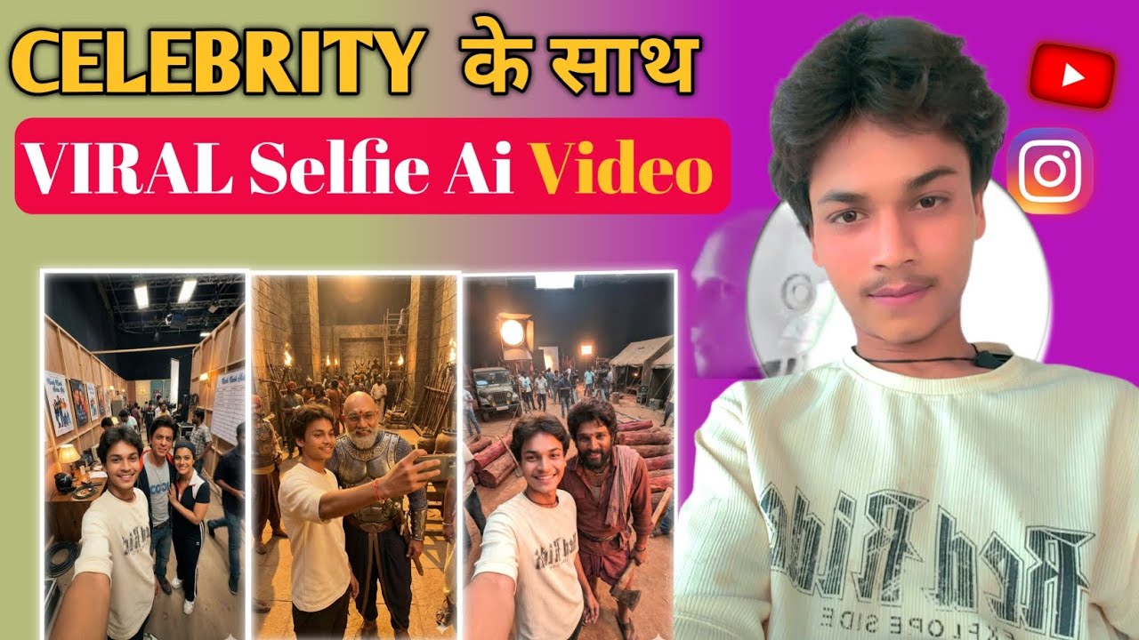 Trending Instagram Viral Celebrity AiVideo Editing | Celebrity Ke Sath SelfieVideo Kaise Banaye