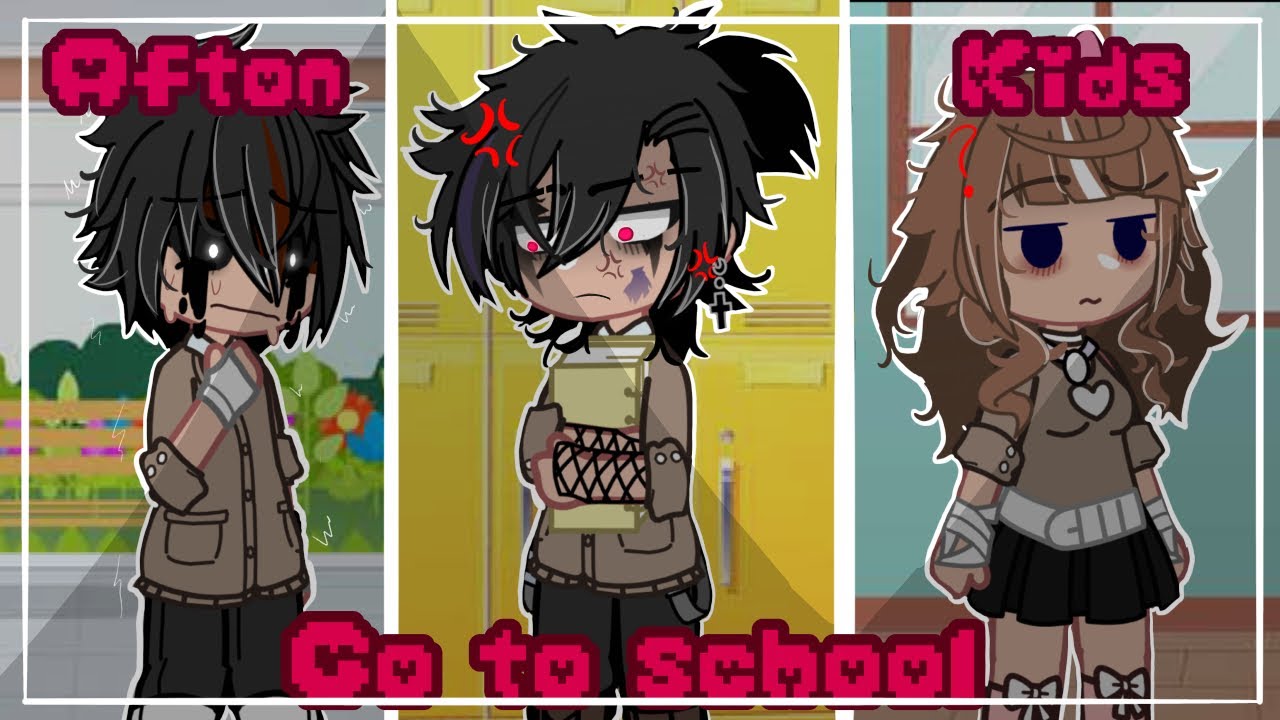 📚~Afton kids go to school~📚||Afton family Gacha || FNAF || Gacha club AU