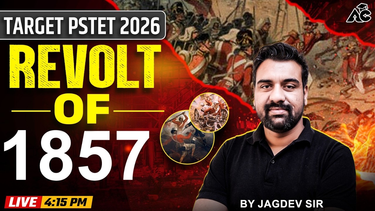 Pstet 2026 | Revolt of 1857 | By Jagdev Sir