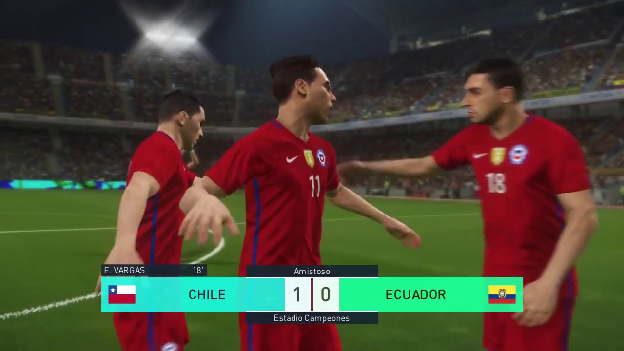 PES 2018 - Chile vs Ecuador