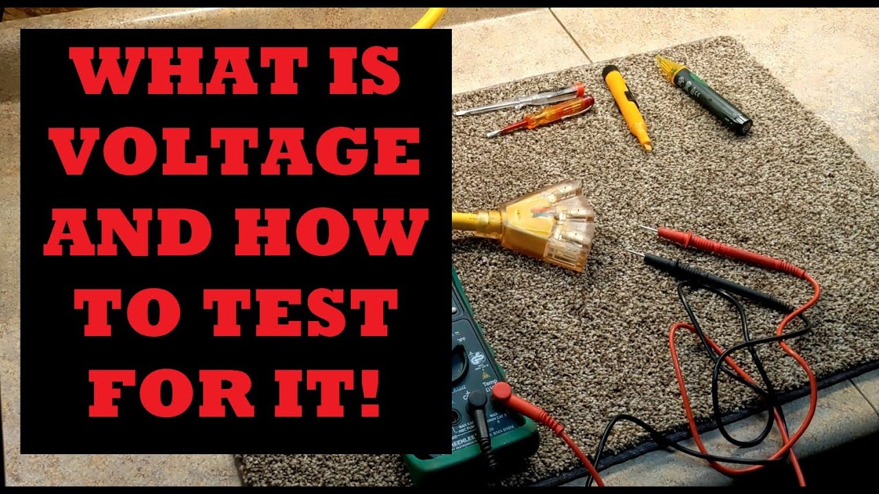 Voltage Explained & How to Test for it using a Multimeter, Pen tester & Non-Contact for home owners.