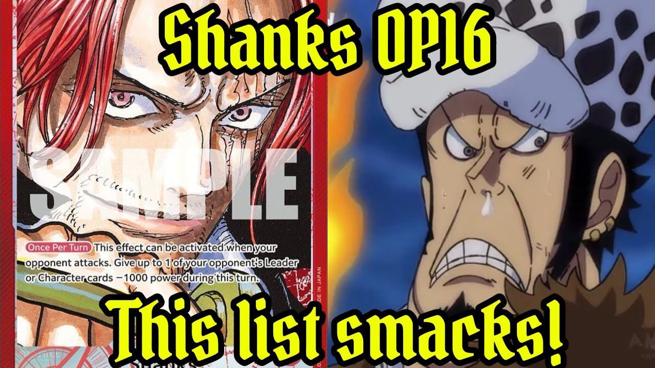 One piece card game - Shanks OP16 deck profile. Wifi haki to strong!