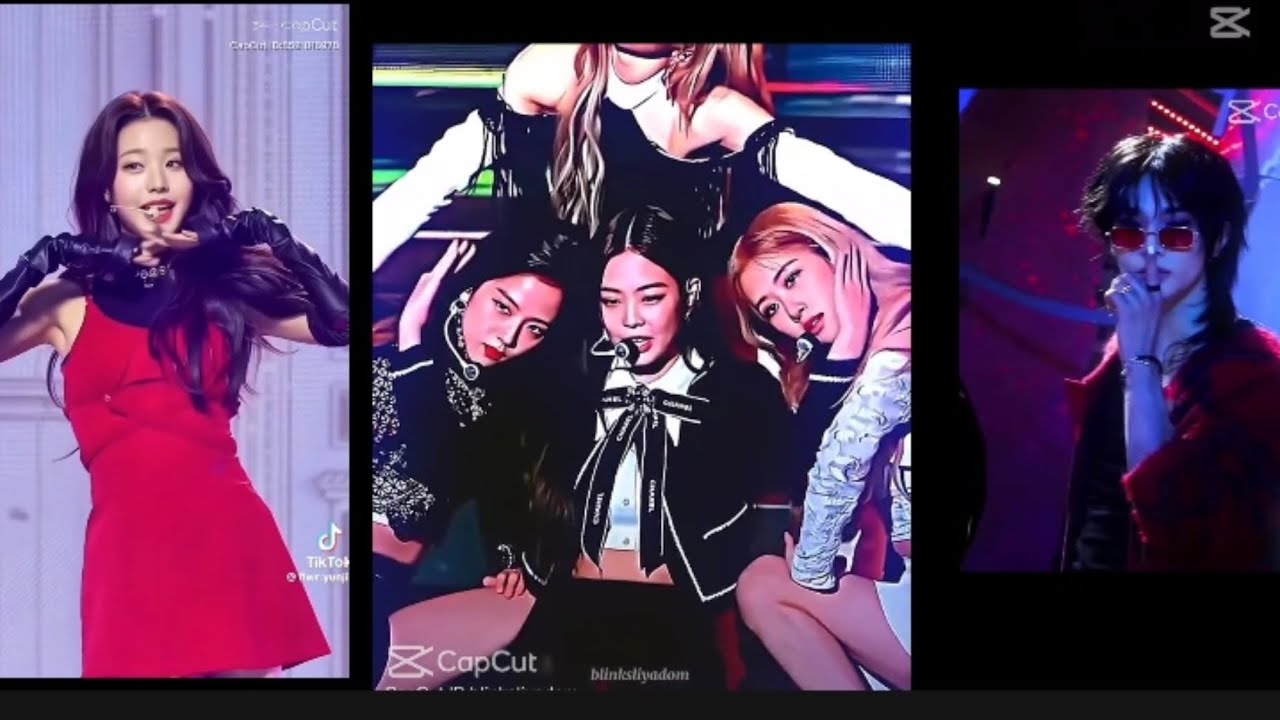 Kpop edits from cap cut 1 (templates)