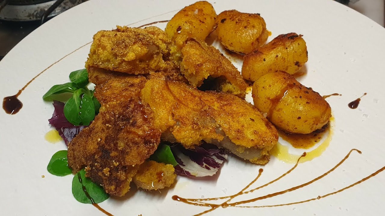 Piedini di maiale (batsoà). Fried pig's feet ,Traditional Piedmontese recipe