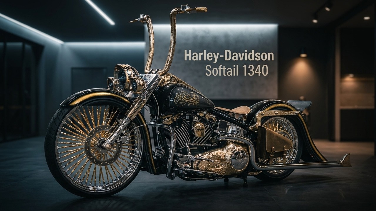 Custom Harley-Davidson Softail 1340 by Archi Garage | Motor Bike Expo Verona 2025