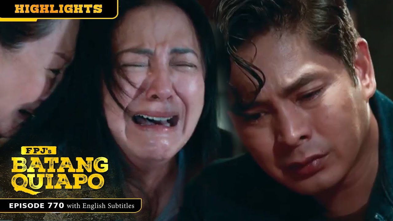Marites and Tanggol weep for Santino’s death | FPJ's Batang Quiapo (with English Subs)