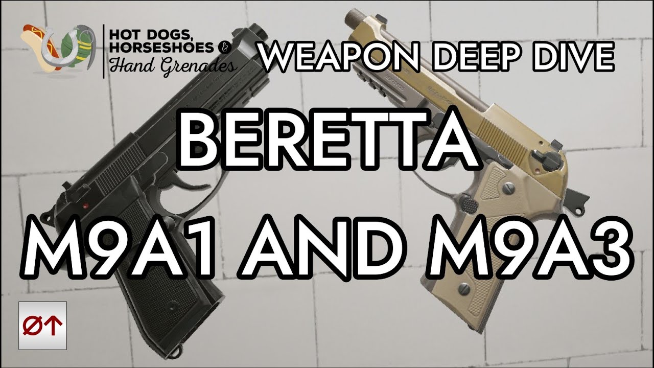 Beretta M9A1 and M9A3 : H3VR Weapon Deep Dive