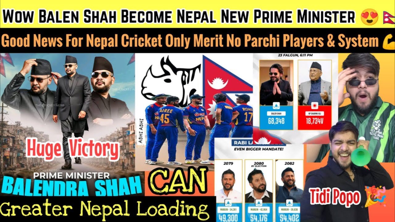 Balen Shah Become New Prime Minister Of Nepal, Now Nepal Cricket Will Grow More🔥🇳🇵