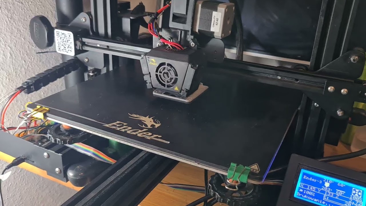 Ender 3 MAX - Działa i nawet drukuje xD