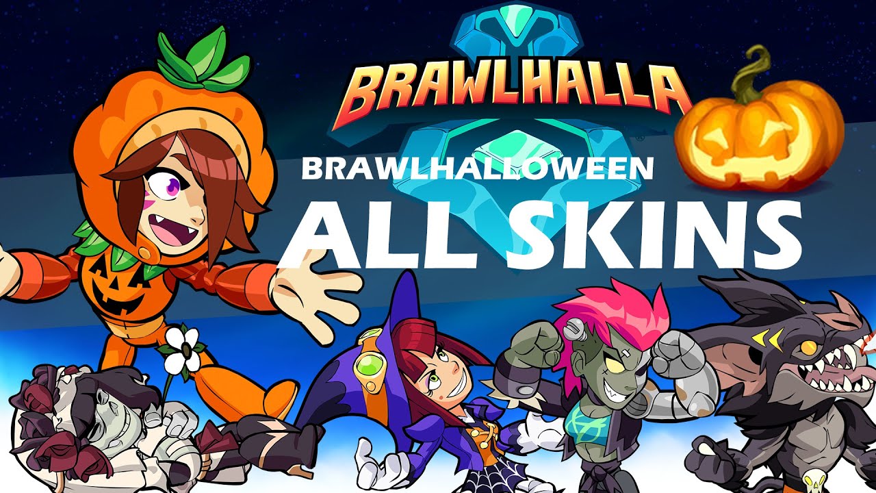 Brawlhalloween 2016-2020 ALL SKINS Showcase