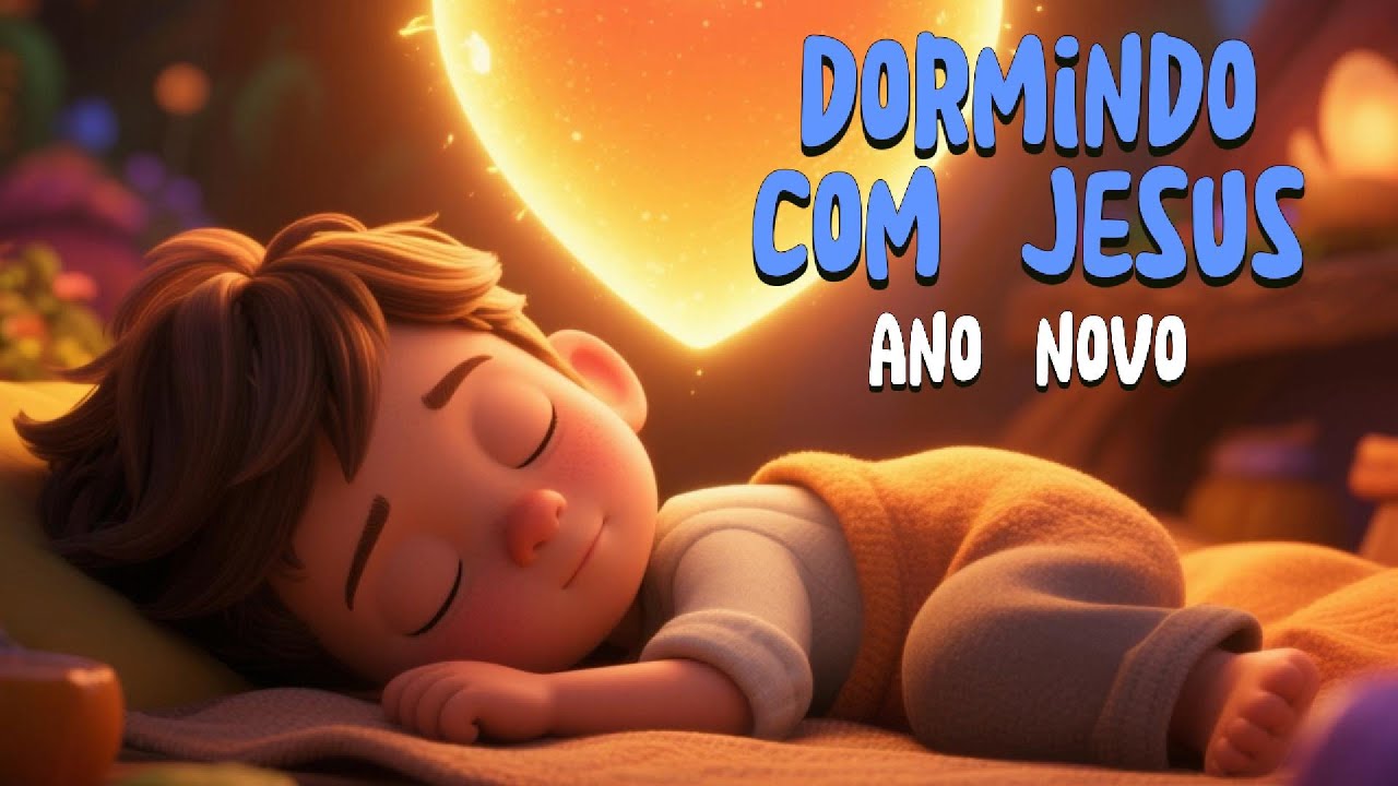 Ano Novo com Jesus 🌙✨ | Canção de Ninar Infantil Cristã