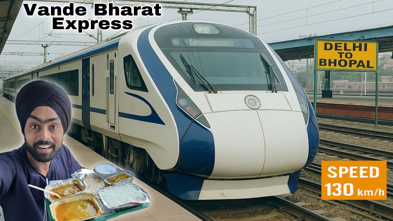 Delhi to Bhopal 20172 Vande Bharat Train Journey • Kashmir to Kanyakumari in Vande Bharat Train