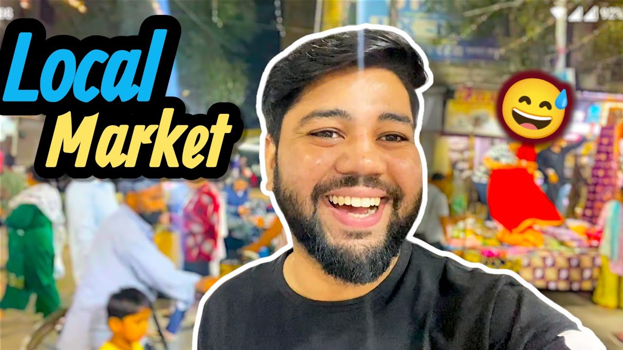 Aunty ne bargaining ki sari had paar krdi | Vlog . 😅  @VlogsbyNitin02 