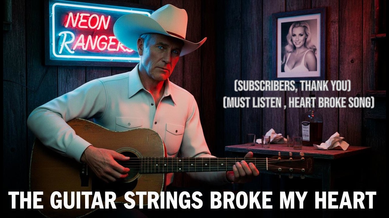 THE GUITAR STRINGS BROKE MY HEART  | Country love Song | Romantic | Ballad | NEON RANGERS Ai