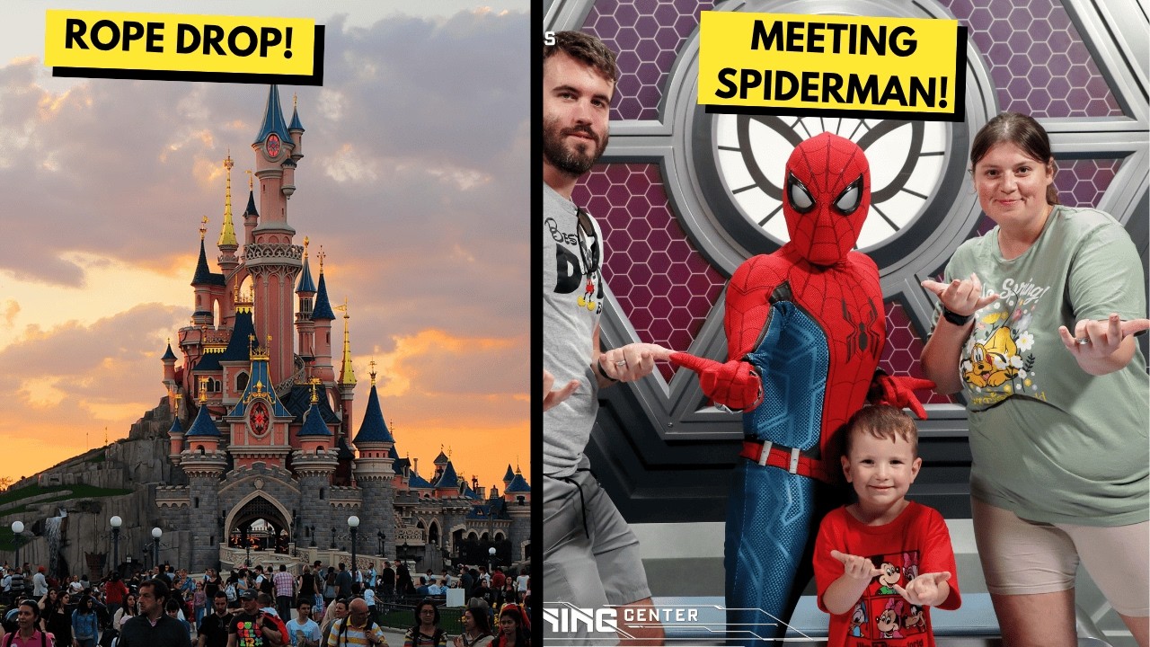 Disneyland Paris Vlog 2025: Rope Dropped the Park, Met Spiderman & Explored Hotels!