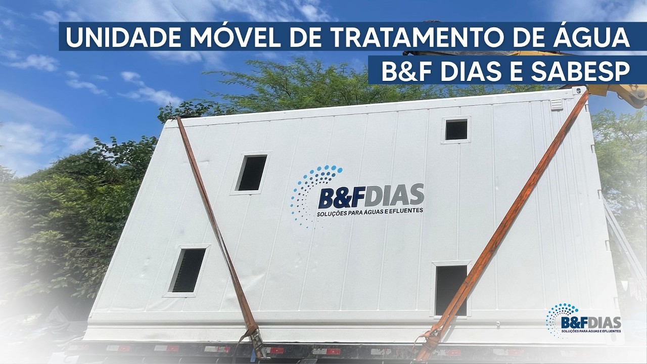 Sistema de Ultrafiltração em Container: Implantação para Sabesp | B&F Dias