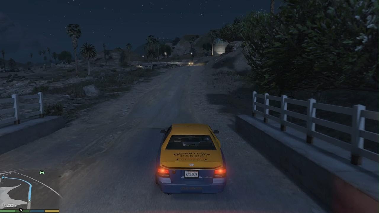 Grand Theft Auto V_Cab Ride too Fast to Go!