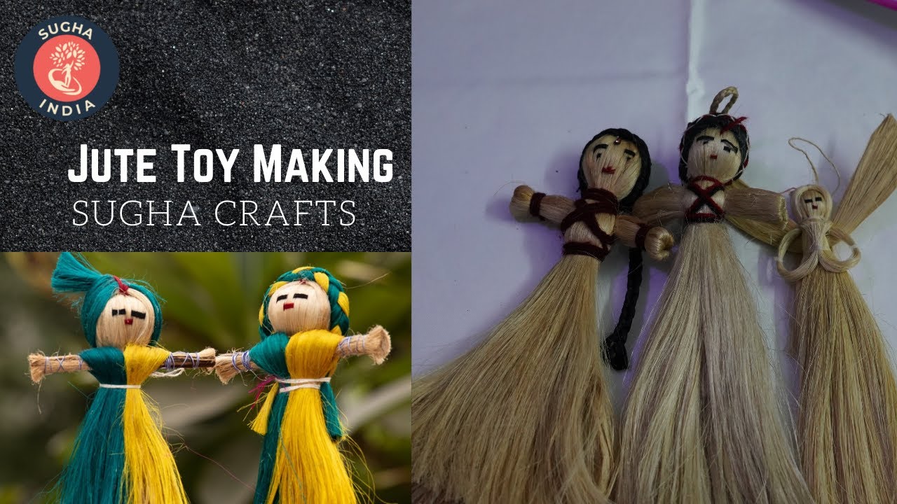 Toy Making using Jute - Handcraft Toy #jute #Sugha #Toys
