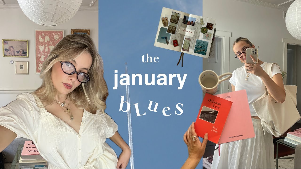 january blues 🫂 living alone vlog, new books, & gentle routines to combat new year anxiety