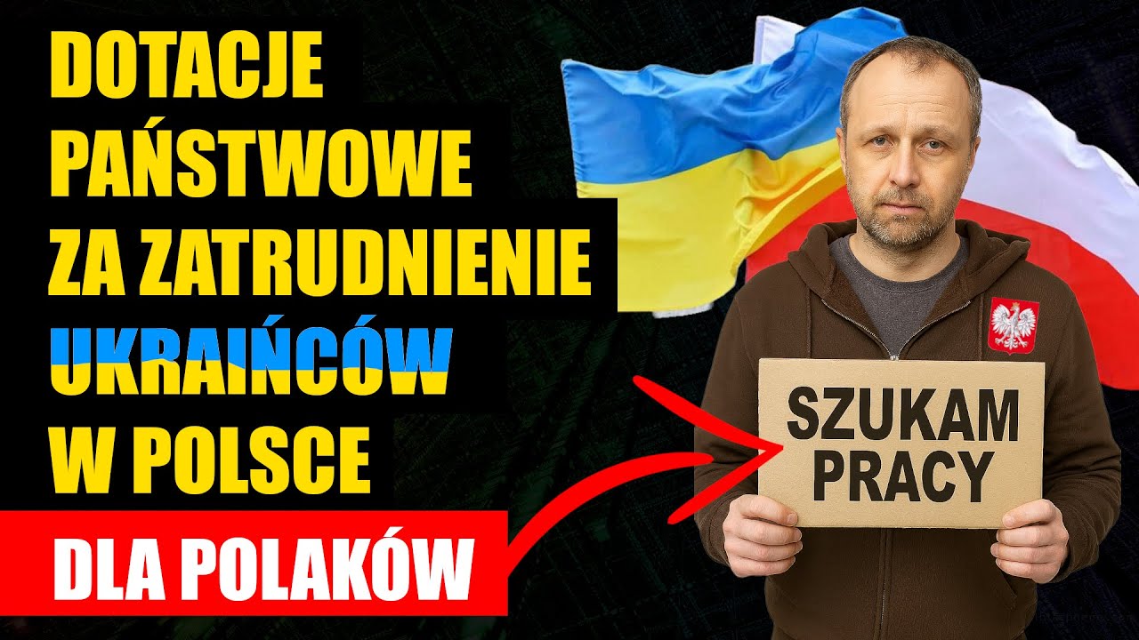 Dotacje za zatrudnienie Ukraińc&oacute;w w Polsce | Dla Polak&oacute;w pracy już NIE MA