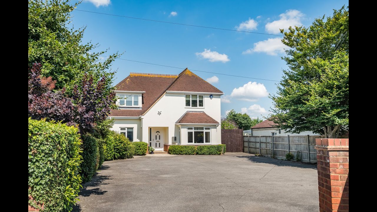 Inside a unique detached property overlooking Bedfordshire countryside with a heated swimming pool.
