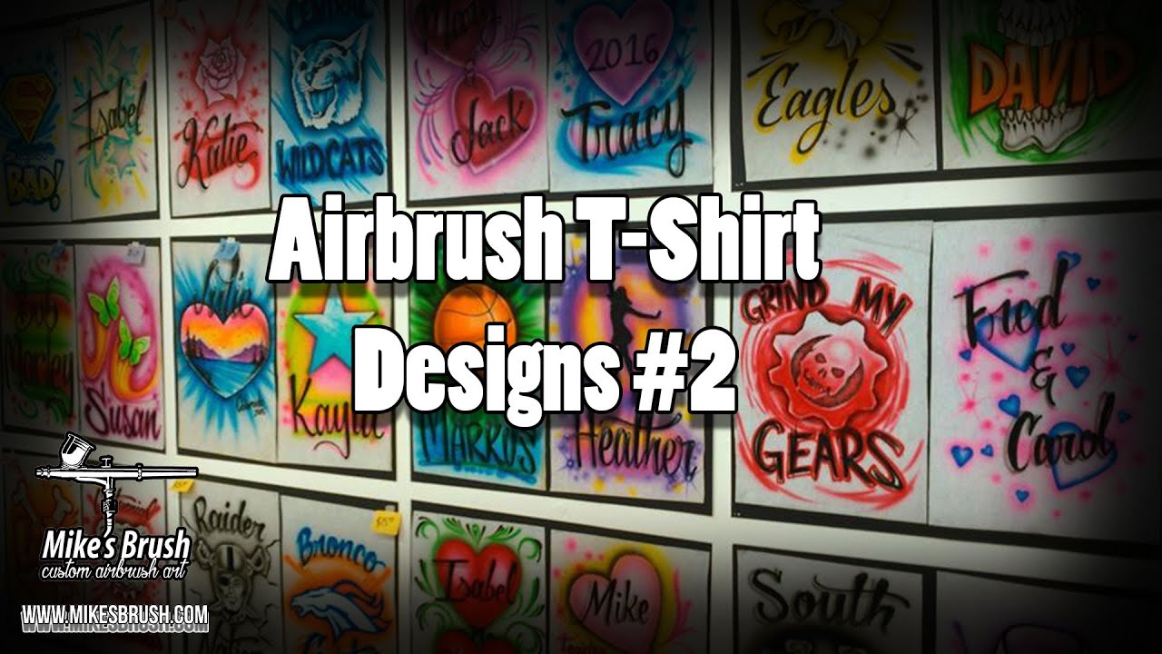 Airbrush Shirt Designs Part 2