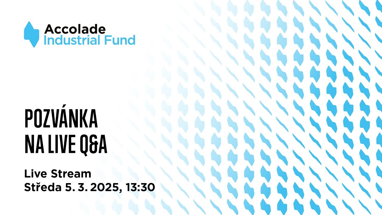 ZEPTEJTE SE ZAKLADATELŮ FONDU ACCOLADE INDUSTRIAL FUND