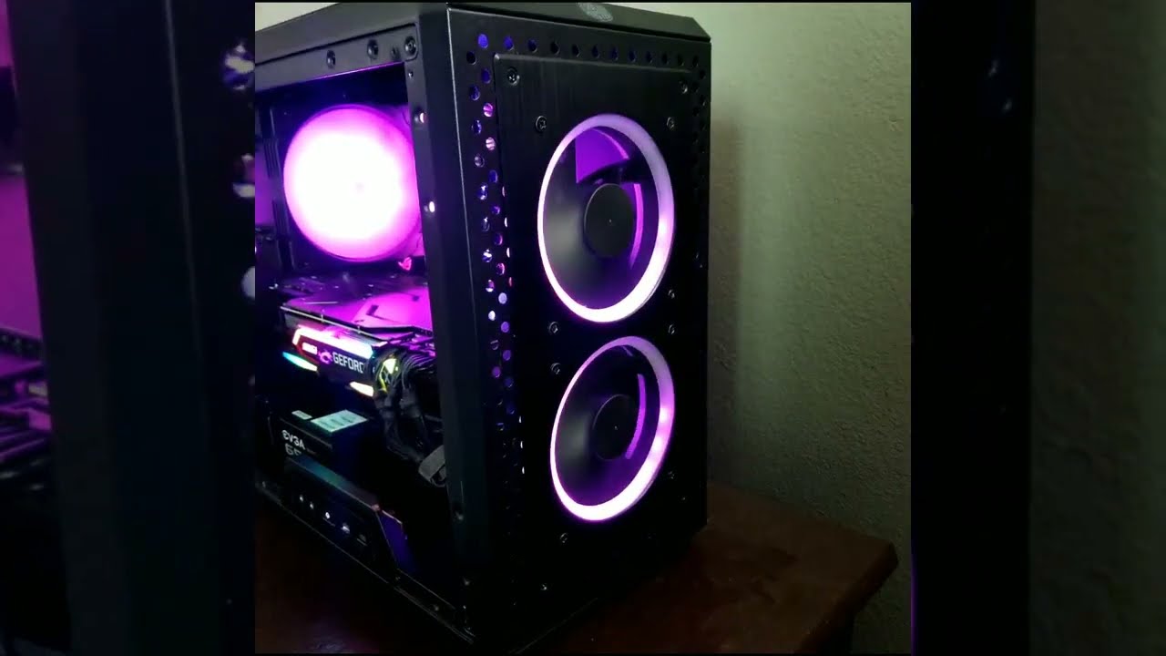 My 2nd pc build Cooler Master Q300L AMD 3700x MSI gaming x trio 2080 ti