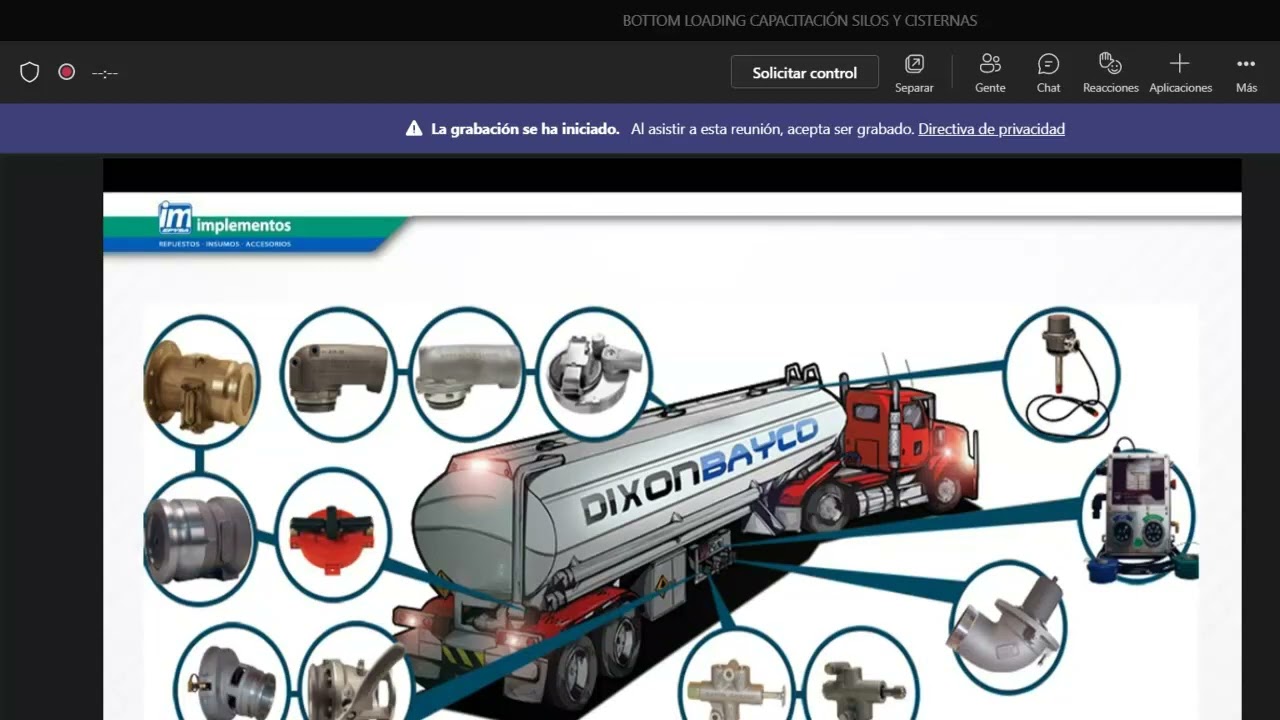 CAPACITACION BOTTON LOADING IMPLEMENTOS PERU