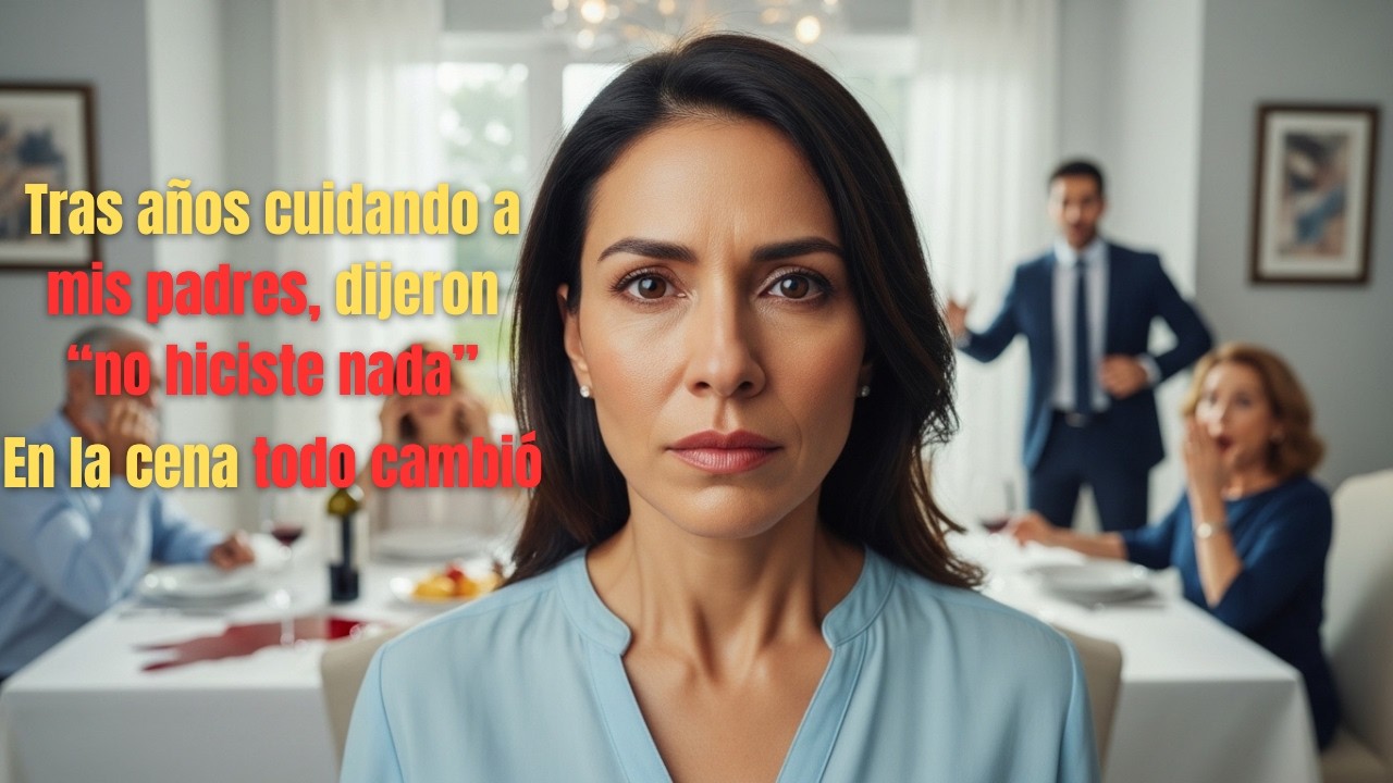 Tras años cuidando a mis padres, dijeron “no hiciste nada”. En la cena todo cambió