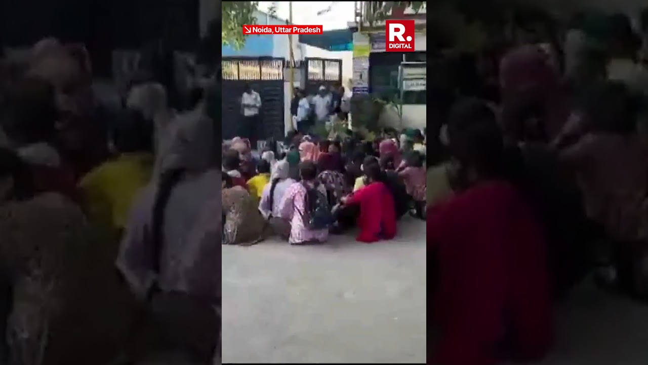 Fresh Protests In Noida As Employees Sit in Outside Company Premises Demanding Higher Salaries