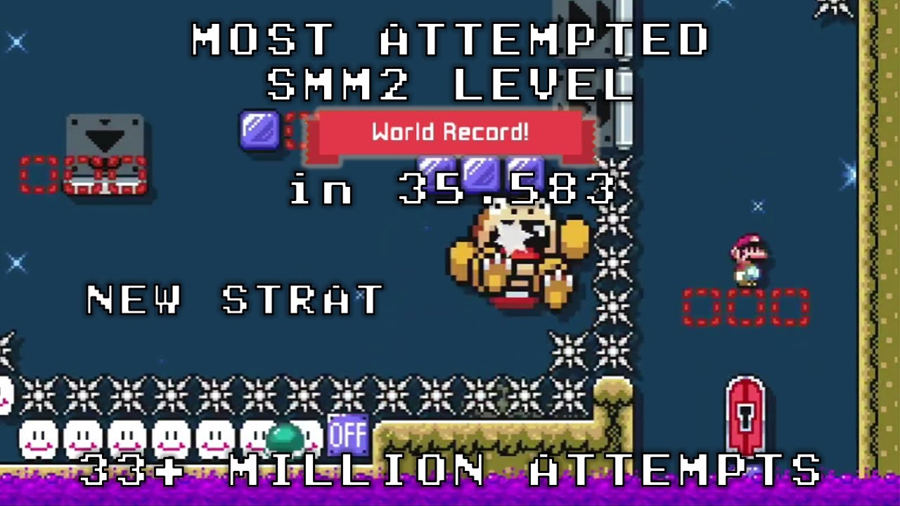 [SMM2] Hot Sponge by Ryukahr (Most Attempted Level) in 35.583 [WR]