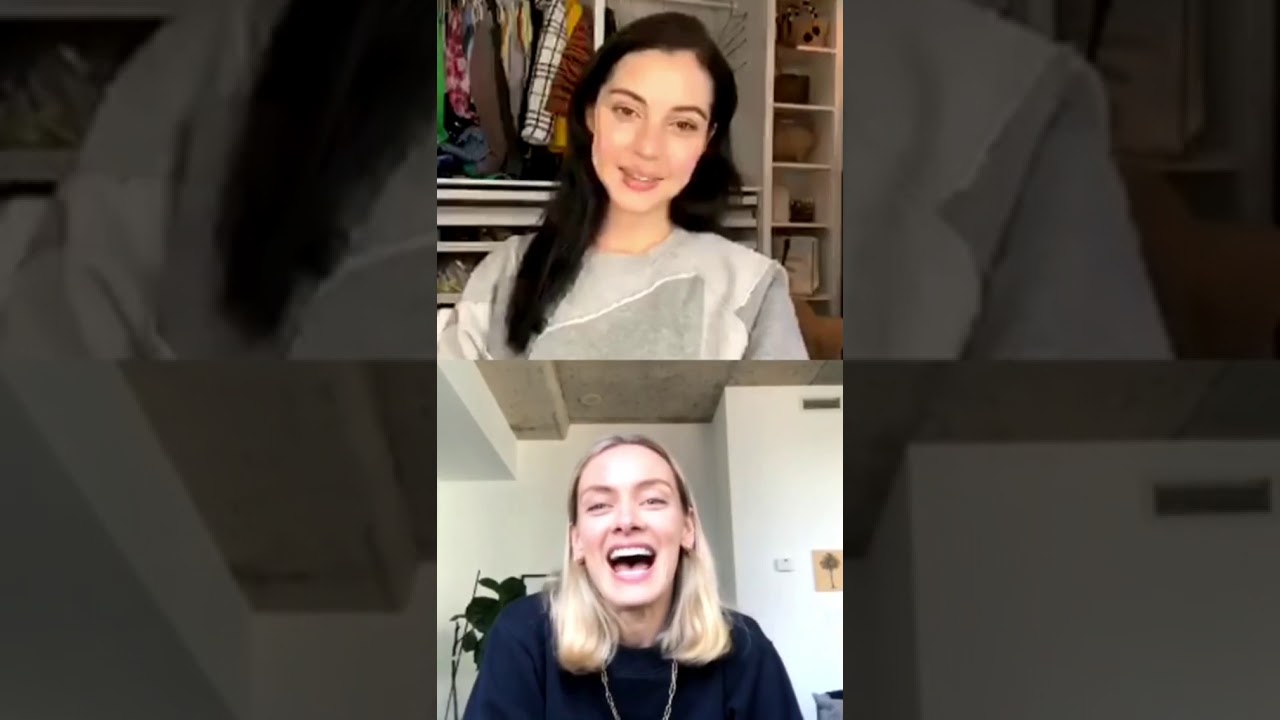 Adelaide Kane & Rachel Skarsten's Instagram live - April 8, 2020