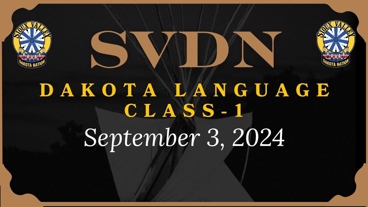 SVDN - Dakota Language Class 1