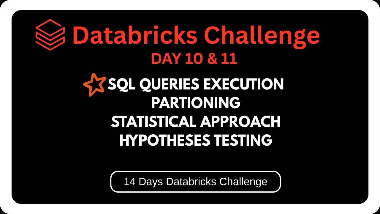 Databricks  SQL Optimization | Databricks Statistical Testing & Hypotheses Testing | Databricks