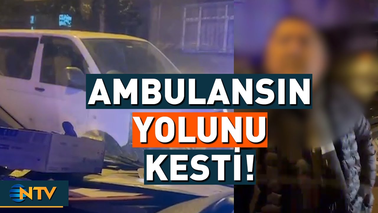 Ters Yönden Gelip Ambulansa Yol Vermeyen Sürücüye Polis Sürprizi | NTV