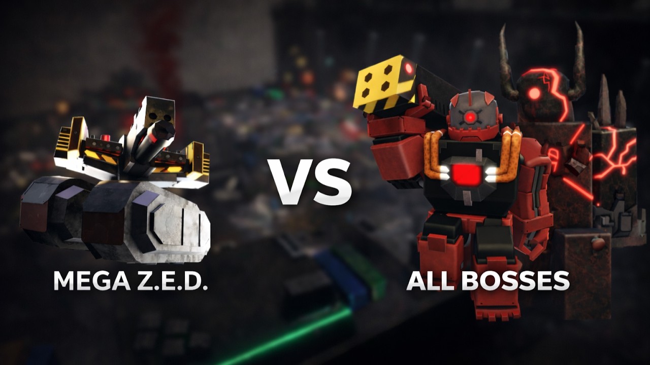 TDX | Mega zed VS All bosses part 1