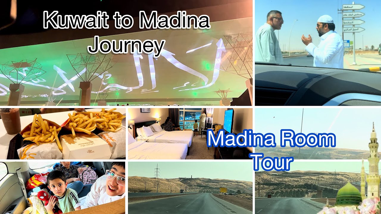 KUWAIT TO MADINA BY ROAD || MADINA ROOM TOUR || @Ameicanmovedtoglasgow 2.0