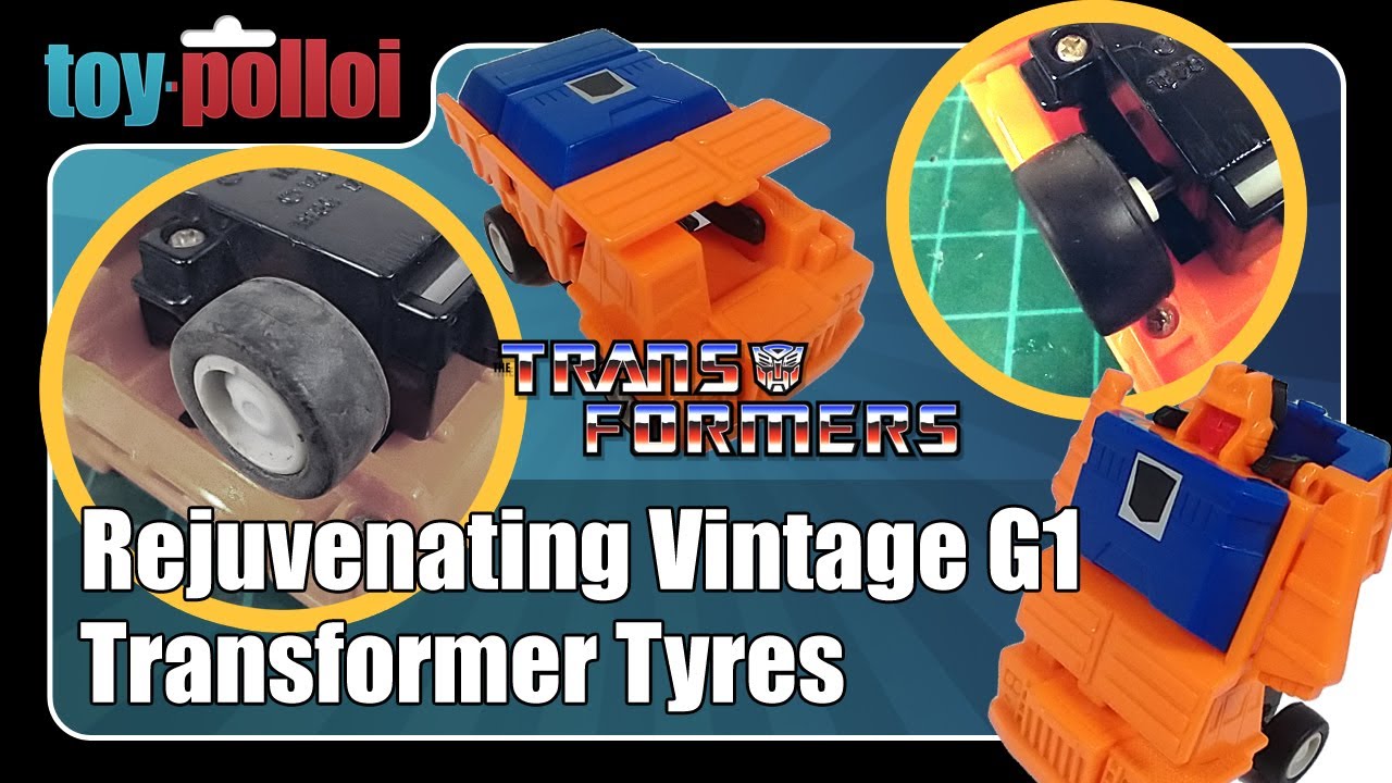 Rejuvenating Vintage Transformer Tyres - Toy Polloi