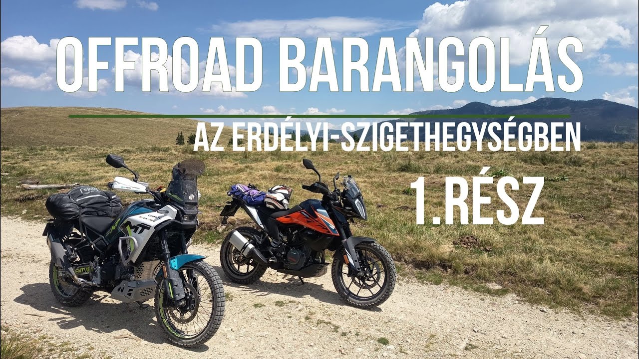 Offroad barangolás az Erdélyi-Szigethegységben 1.rész 🇷🇴 #nyuszimotoros