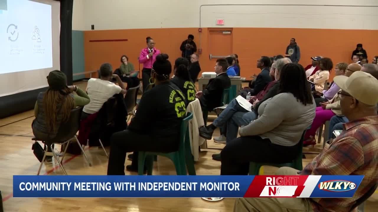 Independent monitor meets with Louisville community