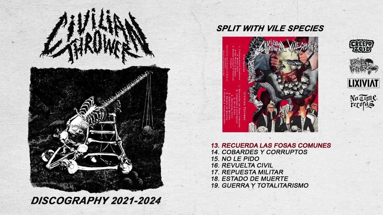 Civilian Thrower - Discography 2021-2024 compilation FULL ALBUM (2026 - Grindcore)