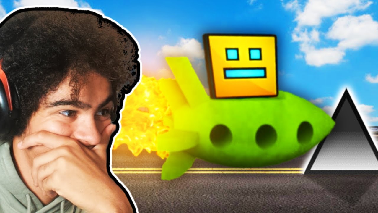 Мы попытались воссоздать Geometry Dash...