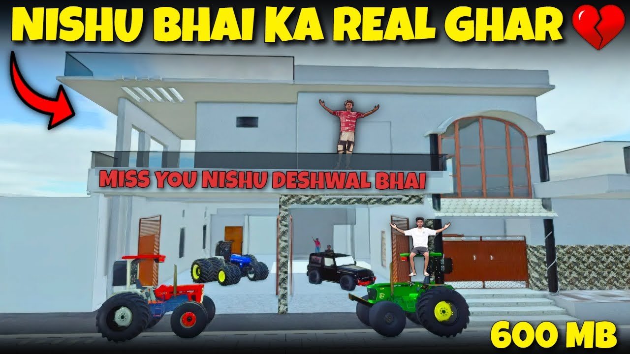 NISHU BHAI KA REAL GHAR !! FS25