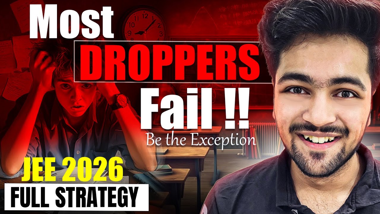 How to NOT Waste Your Drop Year (JEE 2026 Full Strategy) | IIT Bombay